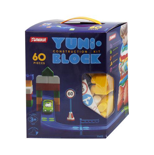 Конструктор детский YUNI-BLOCK 60 деталей