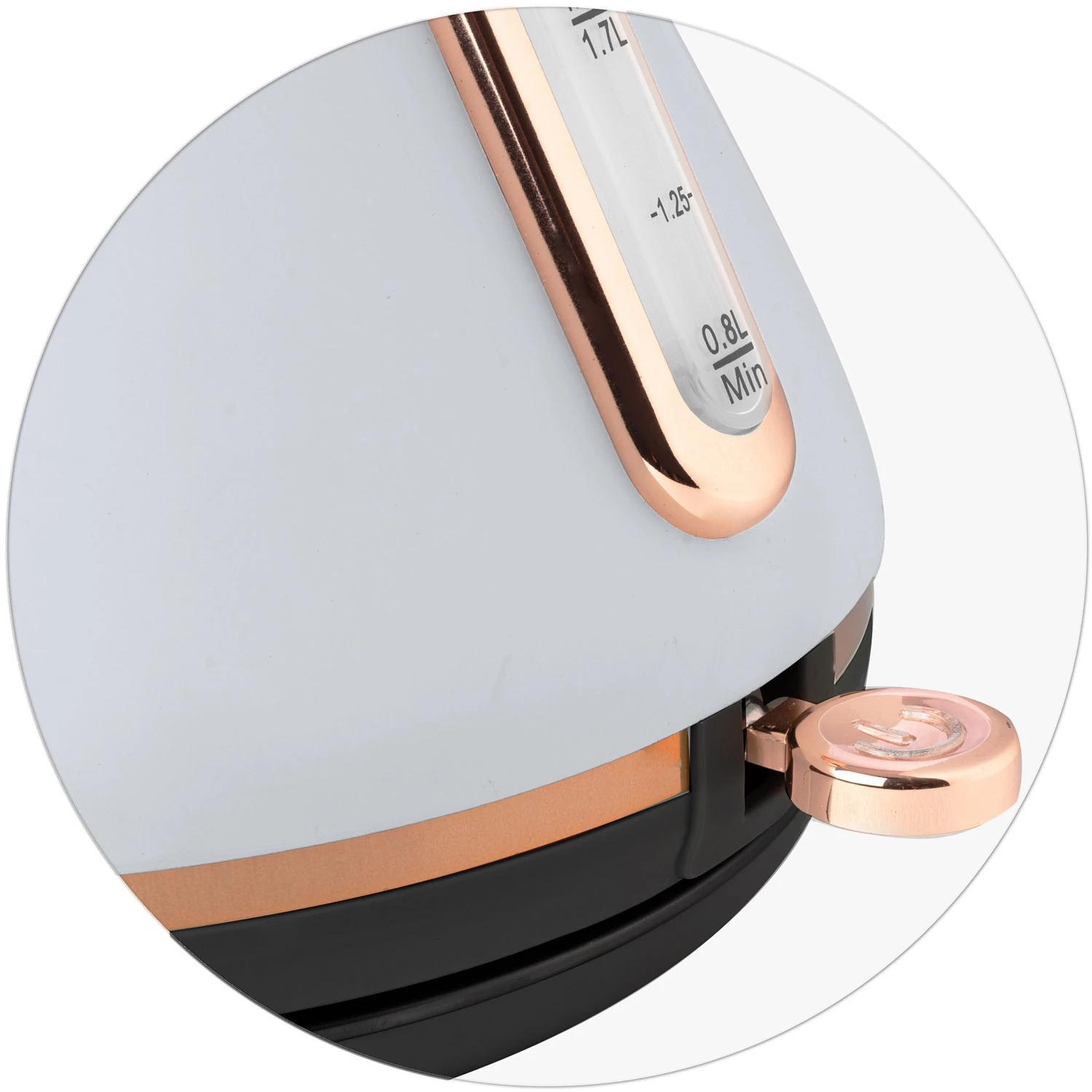 Електрочайник з термометром Berdsen BD-701 1,7 л Сірий (370102) - фото 7 Електрочайник з термометром Berdsen BD-701 1,7 л Сірий (370102) - фото 7