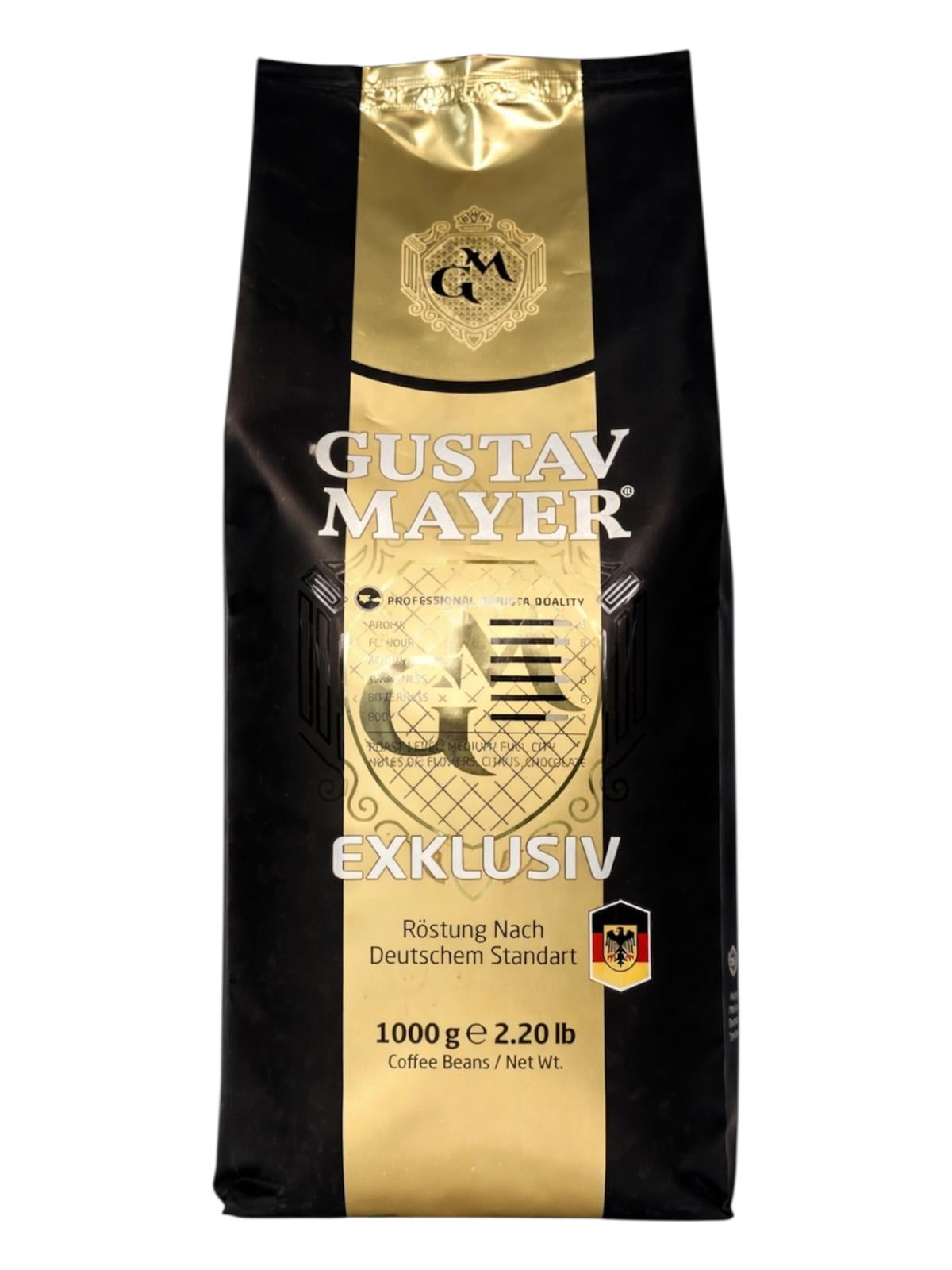 Кофе зерновой Gustav Mayer Exklusiv 100% Арабика 1кг