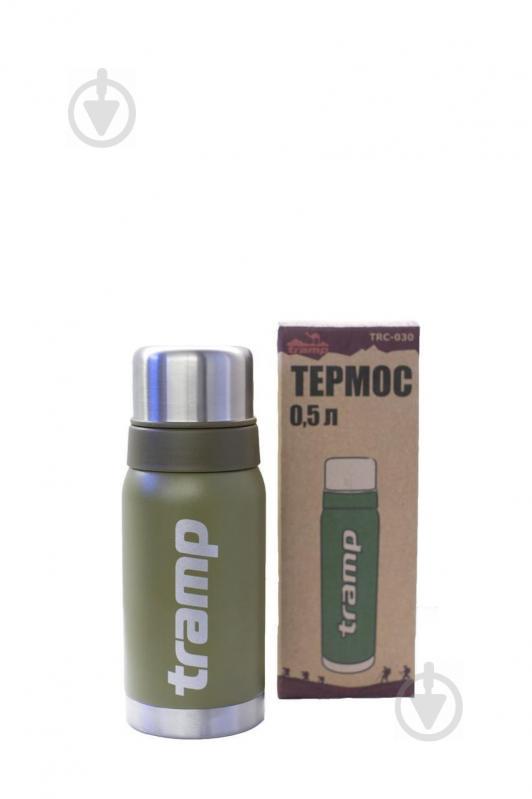 Термос Tramp 0,5 л TRC-030, олива - фото 2