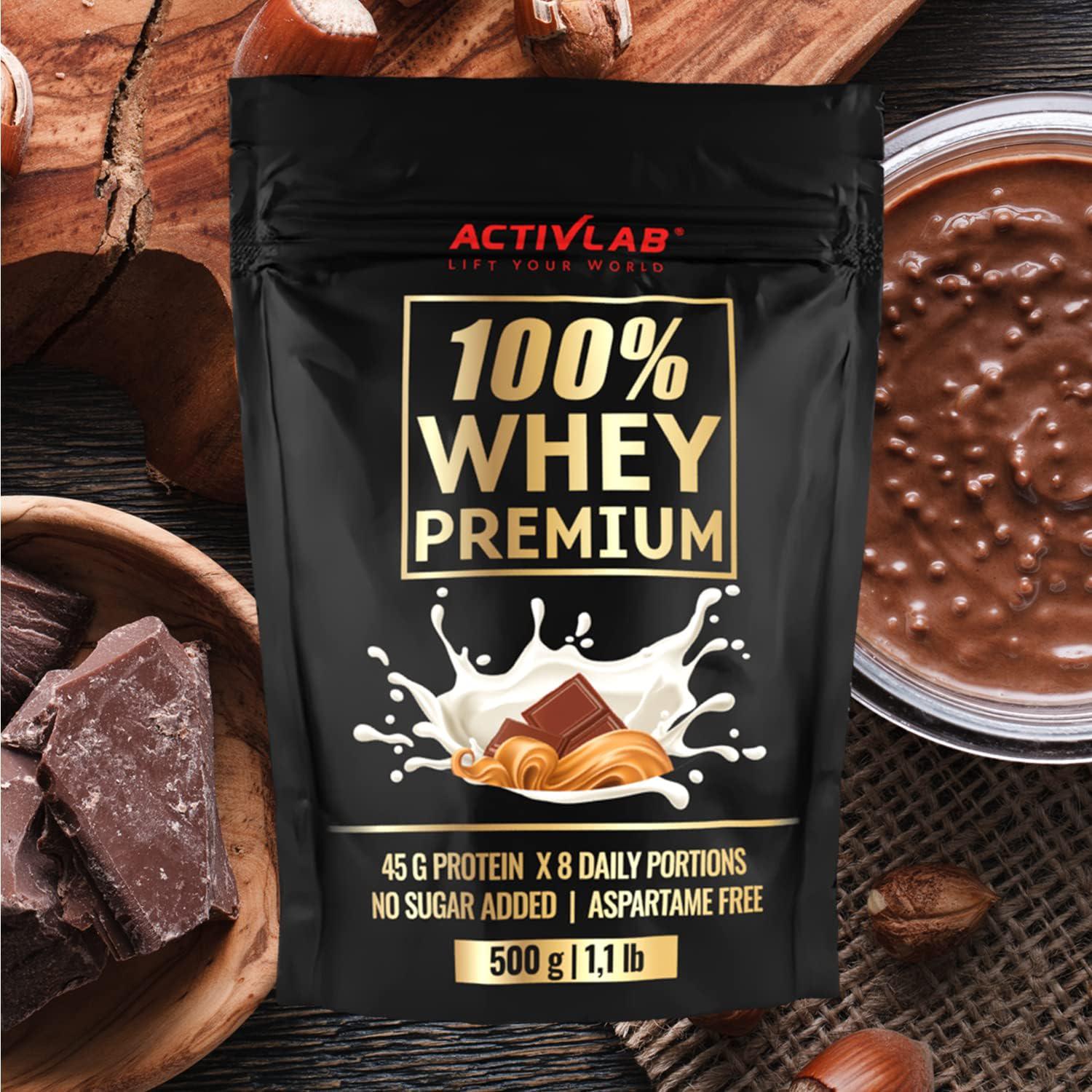 Протеїн Activlab 100% Whey Premium Peanut Butter Chocolate 500 г - фото 3