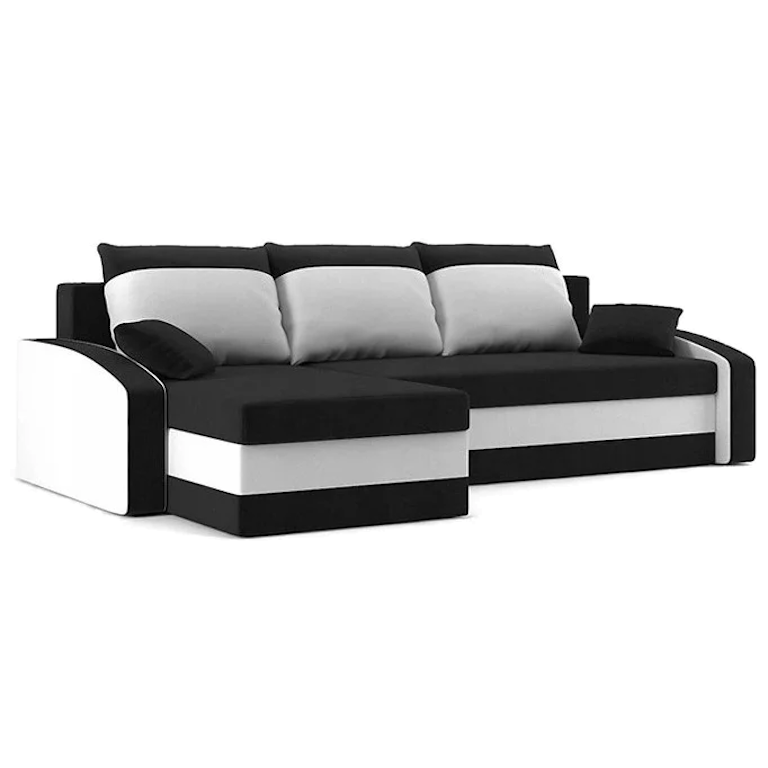 Диван кутовий Хелвет 235х140 см Чорний/Молочний (28118893) Диван кутовий Хелвет 235х140 см Чорний/Молочний (28118893)