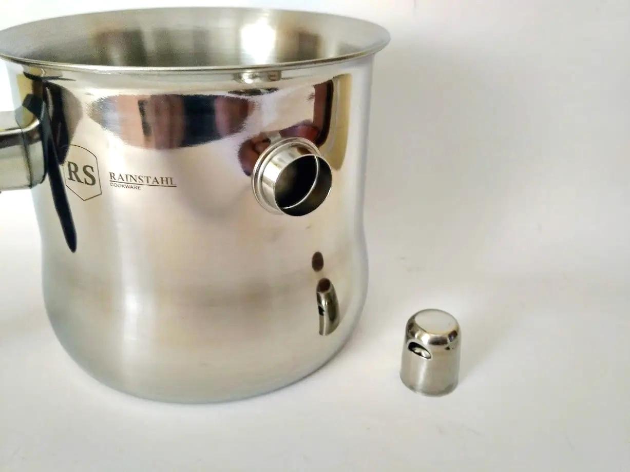 Молочник Rainstahl с крышкой со свистком 1,5 л (23755480) - фото 3 Молочник Rainstahl с крышкой со свистком 1,5 л (23755480) - фото 3