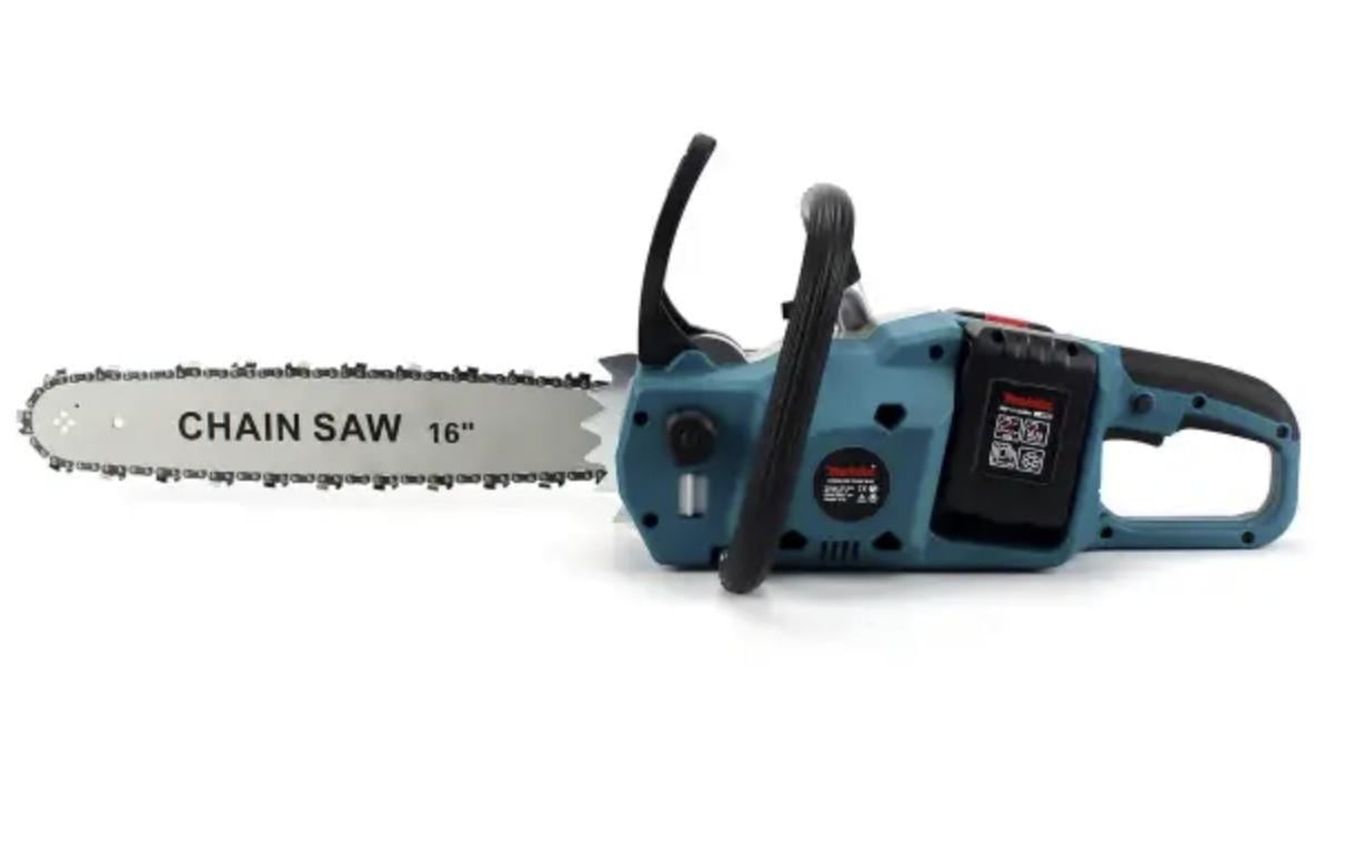 Пила ланцюгова акумуляторна Makita DUC 355 з двома акумуляторами Чорний (30484888) - фото 2