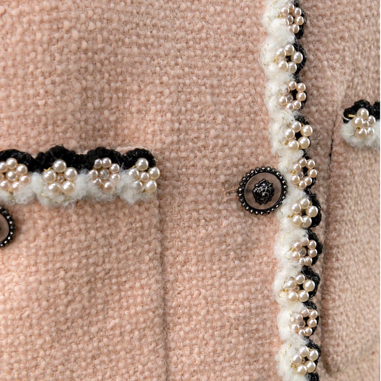 Жакет жіночий повсякденний Chanel L Персиковий (2797308395) - фото 4 Жакет жіночий повсякденний Chanel L Персиковий (2797308395) - фото 4