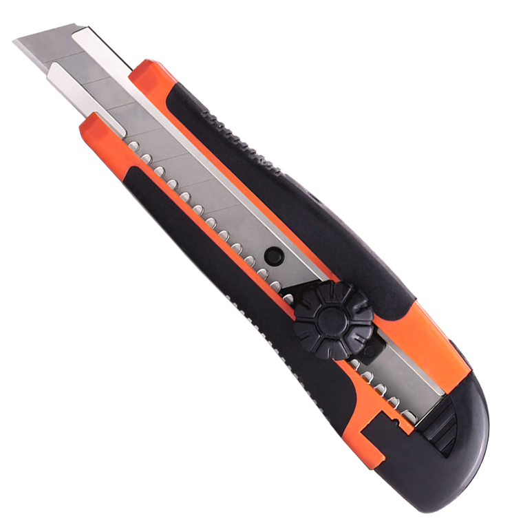 Нож строительный с винтовым фиксатором MAGtools 18 мм (50211) Нож строительный с винтовым фиксатором MAGtools 18 мм (50211)