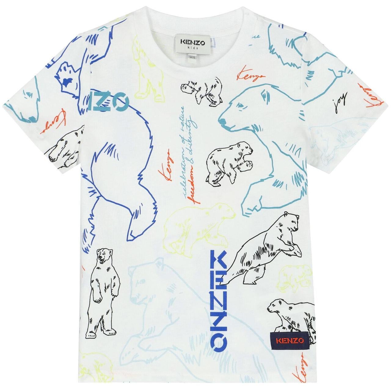 Футболка KENZO 25660 ведмеді 152 см 12 років (32540819)