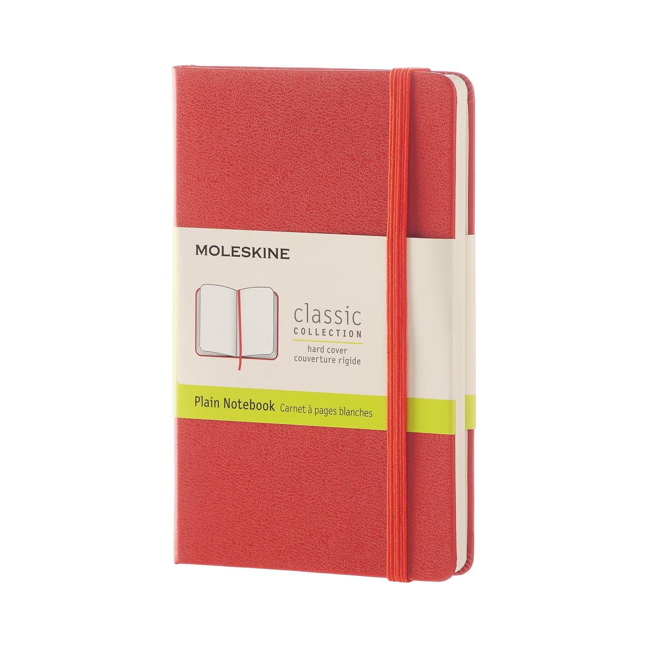 Блокнот Moleskine Classic карманный 192 страницы нелинованный 9х14 см Оранжевый