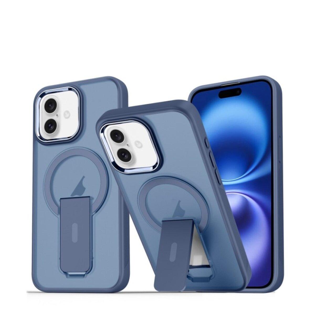 Протиударний чохол із підставкою Cosmic Magnetic Stand for Apple iPhone 16 Blue