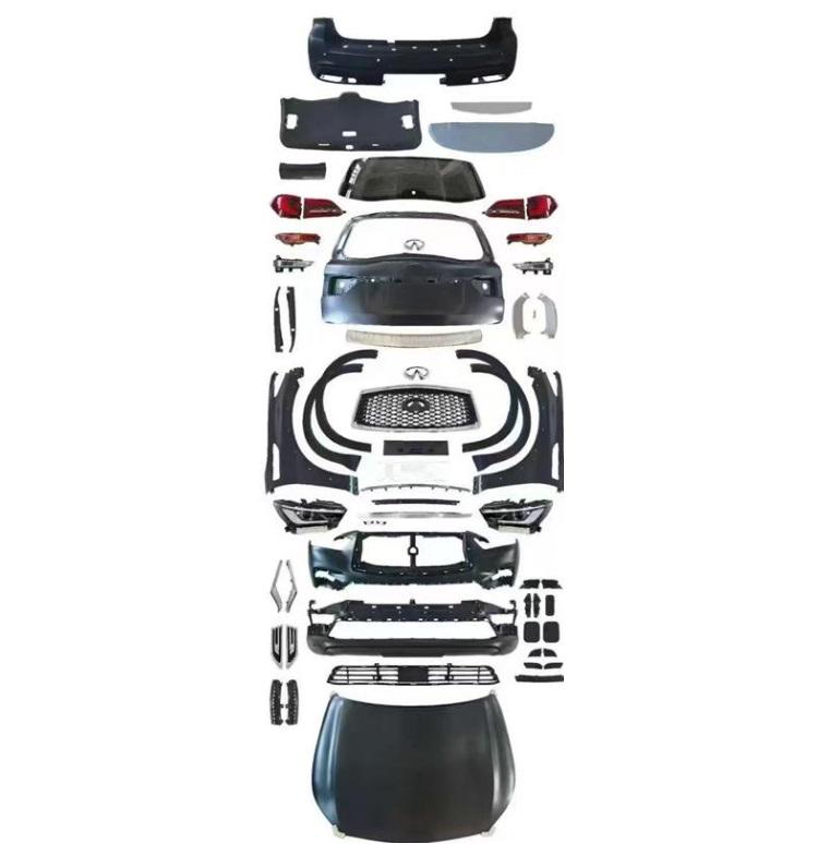 Комплект рестайлинга 1234 Upgrade для QX80 2024 для Infiniti QX56 2010-2013 гг. разные материалы под покраску (187017)