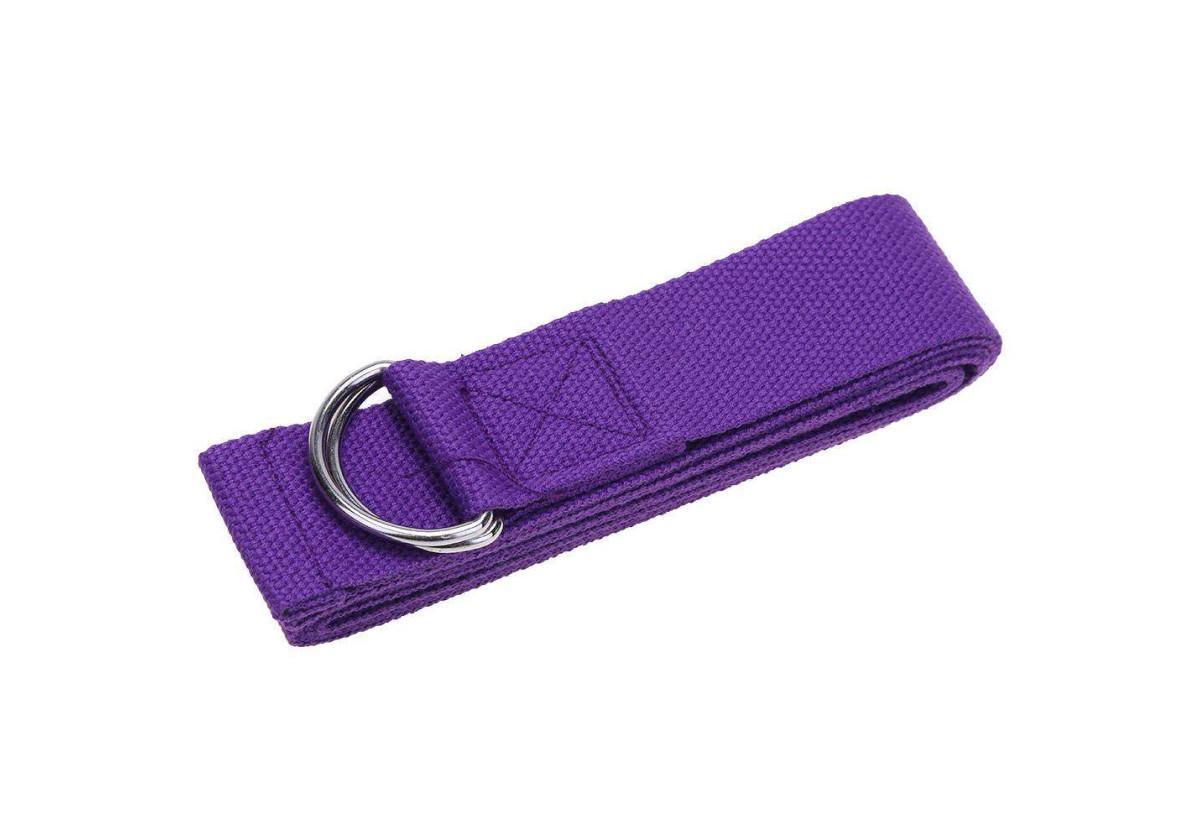 Ремень для йоги EasyFit Фиолетовый (EF-1830-V) - фото 2