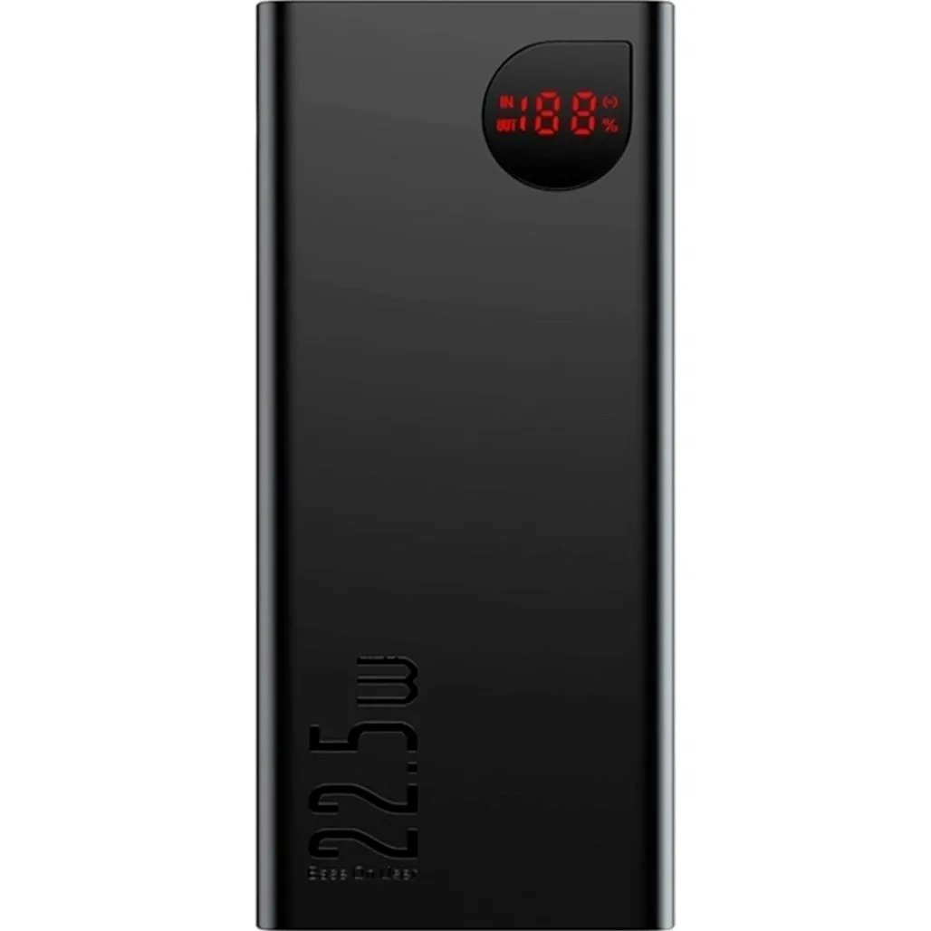 Внешний аккумулятор Baseus Adaman Metal Digital Display 20000 mAh 22,5W 2021 Editon (PPAD000101)