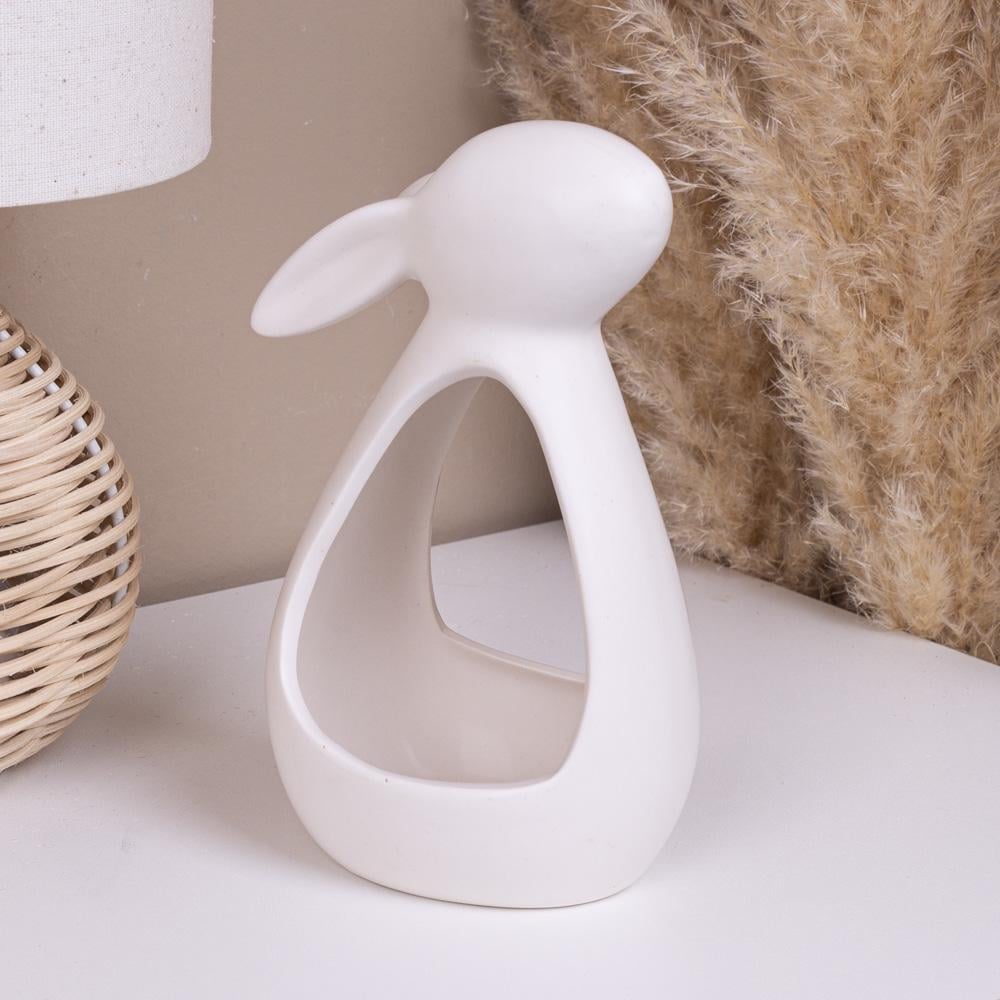 Фигурка декоративная Зайчик Белый (4249)