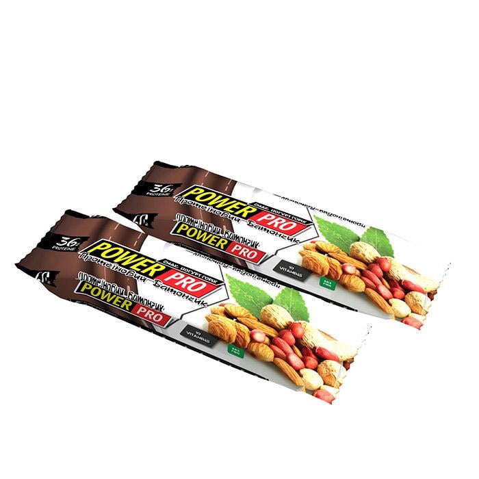 Протеиновые батончики Power Pro 36% белка 60 г йогурт орех (06876-01)