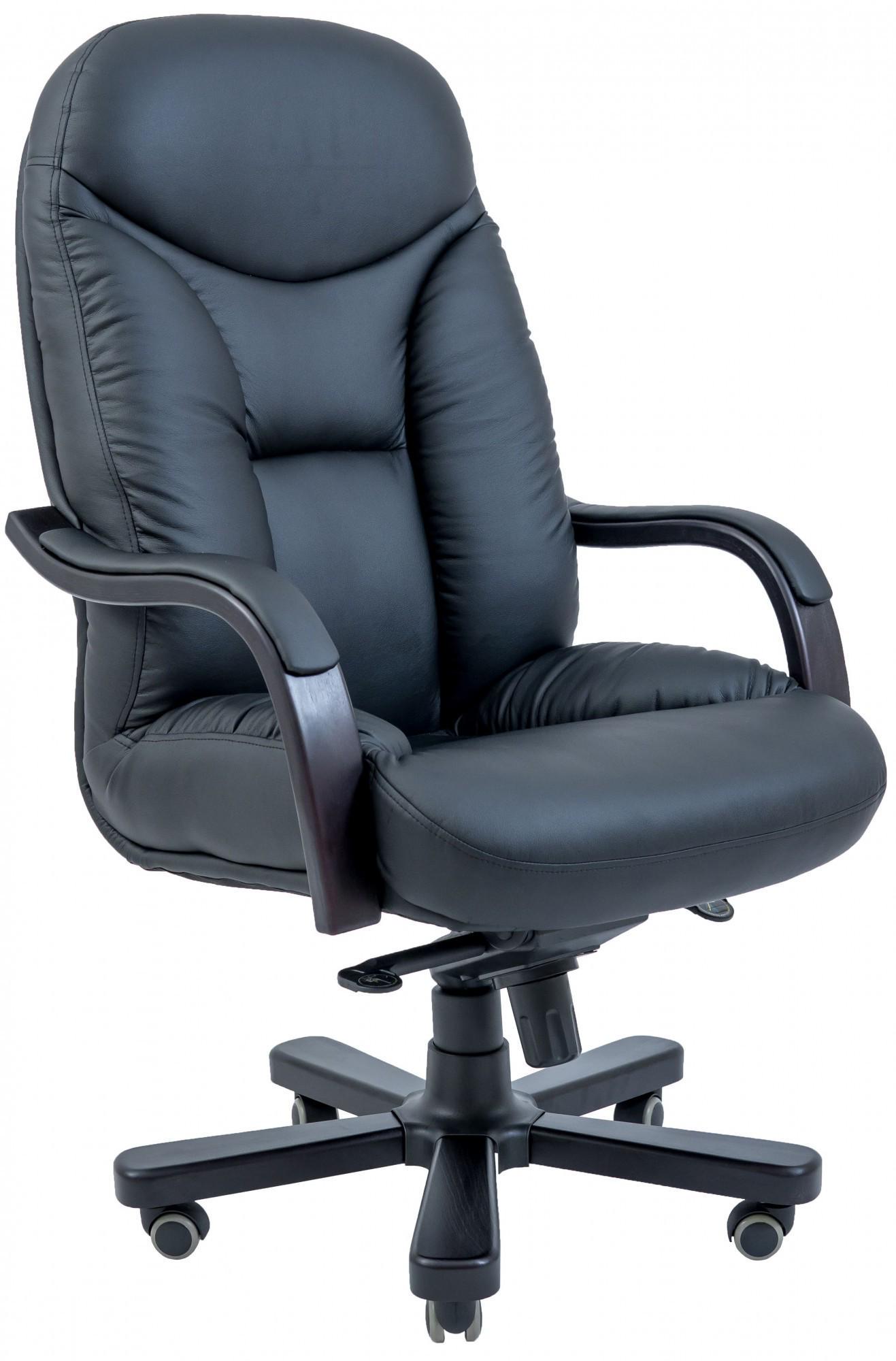 Кресло офисное компьютерное Maximus Fly 2230 Wood Lux М2 AnyFix Черный