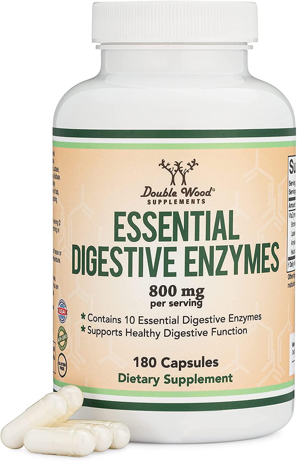 ᐉ Пищеварительные ферменты Double Wood Essential Digestive Enzymes 800 ...