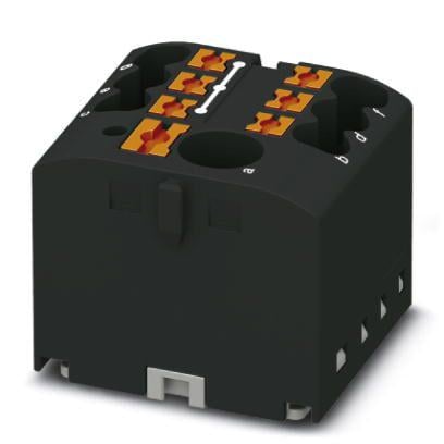 Розподільний блок Phoenix Contact PTFIX 6/6X2,5 BK 450В 24A Push-in Чорний (3273344)