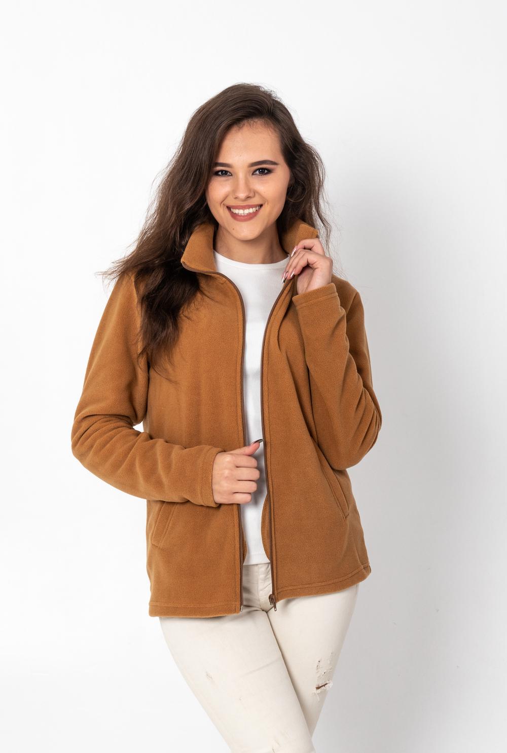 Кофта женская флисовая 9158 XS Горчичная (30567666) Кофта женская флисовая 9158 XS Горчичная (30567666)