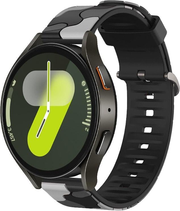 Ремешок Tactic Camouflage для Galaxy Watch 7 Black/Grey (37513-53)