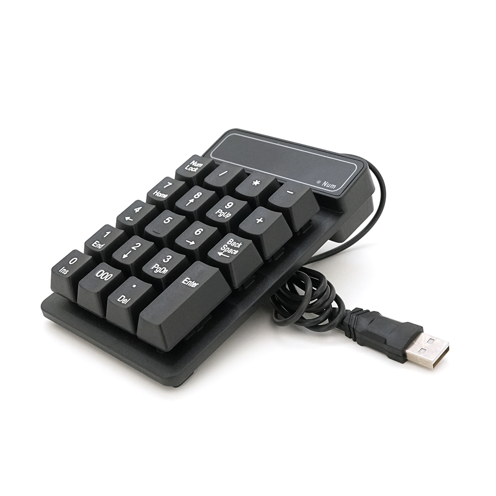 Клавіатура цифрова VOLTRONIC USB 150 см Чорний (25602562)
