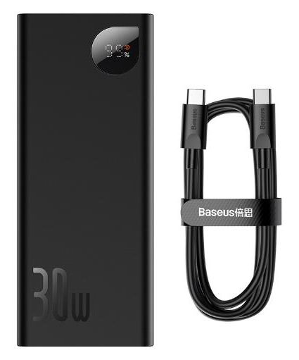 Павербанк Baseus Adaman Metal 20000 mAh 30 W Black (PPAD030001) - фото 3