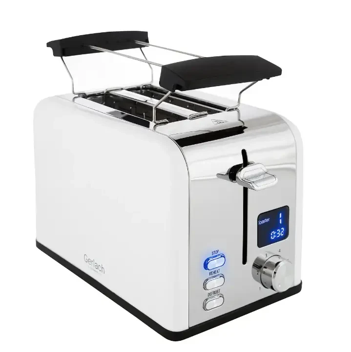 Тостер Gerlach GL 3221 с LCD Белый - фото 4 Тостер Gerlach GL 3221 с LCD Белый - фото 4