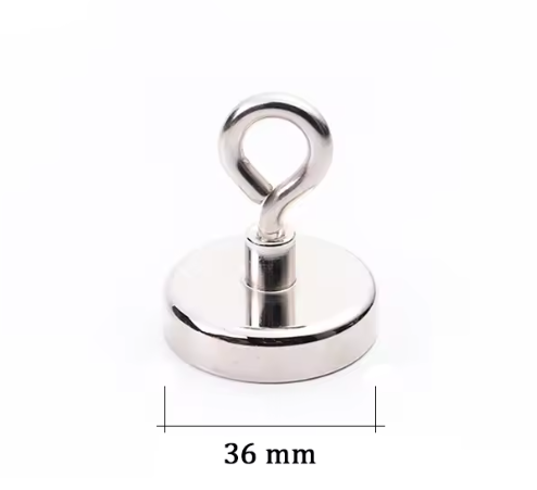 Магніт неодимовий пошуковий з кільцем до 30 кг 36х49 мм - фото 2