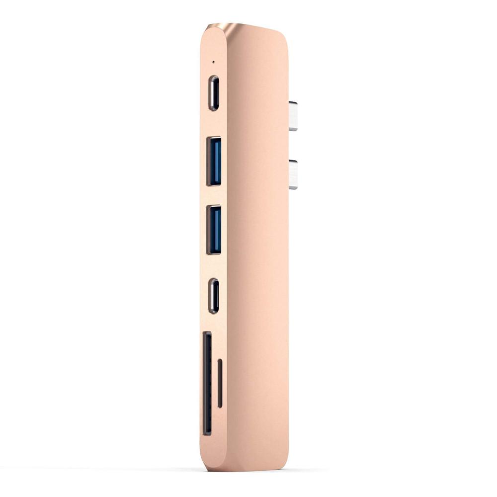 Хаб-адаптер Satechi Aluminum Type-C Pro Hub Adapter, Gold (ST-CMBPG)