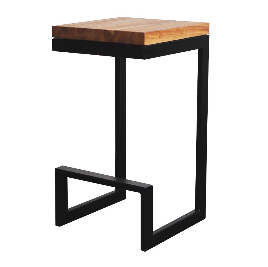 Стул барный YANLOFT КУБ Черный/Сосна Стул барный YANLOFT КУБ Черный/Сосна