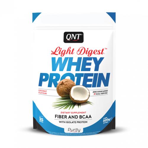 Протеин QNT Light Digest Whey Protein 500 г 25 порций Coconut Протеин QNT Light Digest Whey Protein 500 г 25 порций Coconut