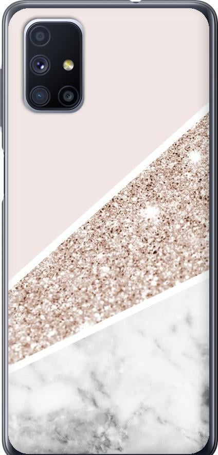 Чехол на Samsung Galaxy M51 M515F Пастельный мрамор (4342t-1944-42517)