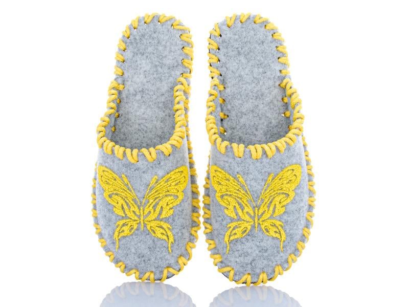 Капці фетрові жіночі VENDS 200 р. 38-39 Сірий