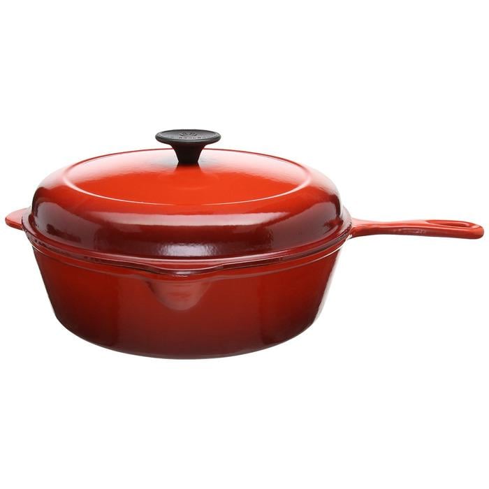 Гусятница Le Creuset с длинной ручкой 27 см Вишневый