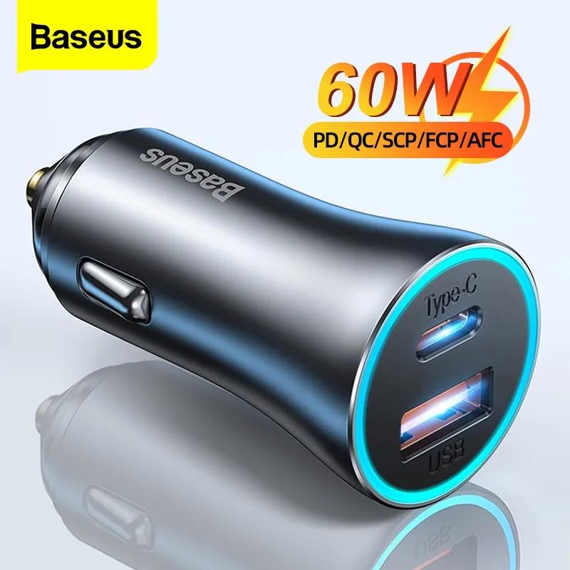 Автомобильное зарядное BASEUS 60W 1 Type-C 30w/USB 30w Metall (25397419) - фото 11 Автомобильное зарядное BASEUS 60W 1 Type-C 30w/USB 30w Metall (25397419) - фото 11