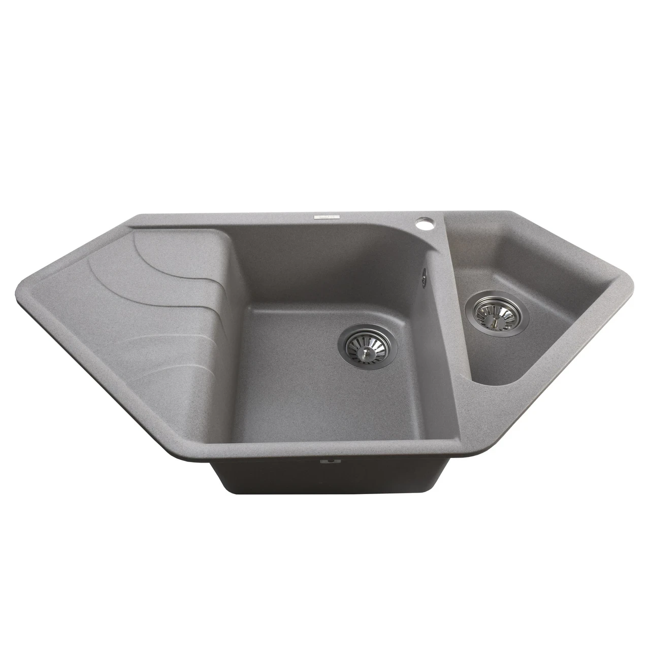 Мойка гранитная Globus Lux GARDA А0005 1000x500 мм Серый камень (04000063) - фото 4 Мойка гранитная Globus Lux GARDA А0005 1000x500 мм Серый камень (04000063) - фото 4