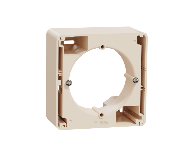 Коробка Schneider Electric Sedna Design&Element для поверхностного монтажа 1-постовая ABS-UV Бежевый (SDD112901)