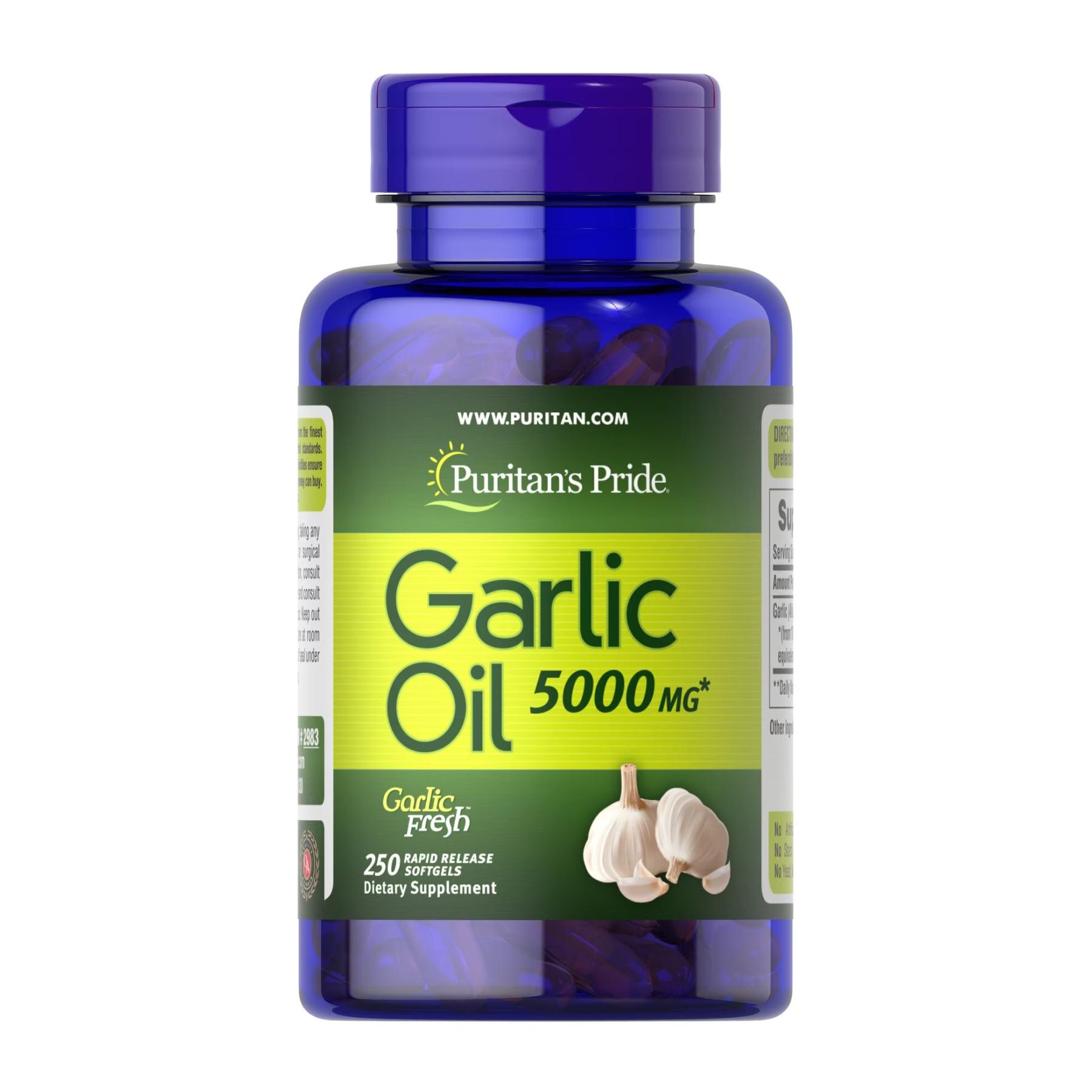 Натуральная добавка Garlic Oil 5000 mg 250 caps (2023-10-2094)