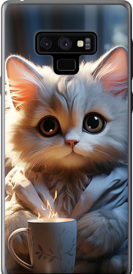 Чехол на Samsung Galaxy Note 9 N960F White cat (5646t-1512-42517)