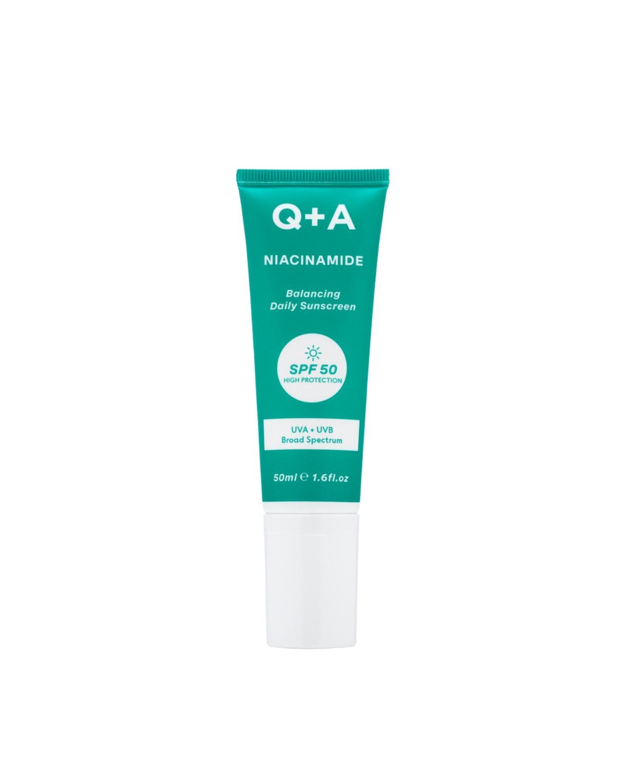 Крем солнцезащитный Q+A Niacinamide Balancing Daily Sunscreen SPF50 50 мл (477)