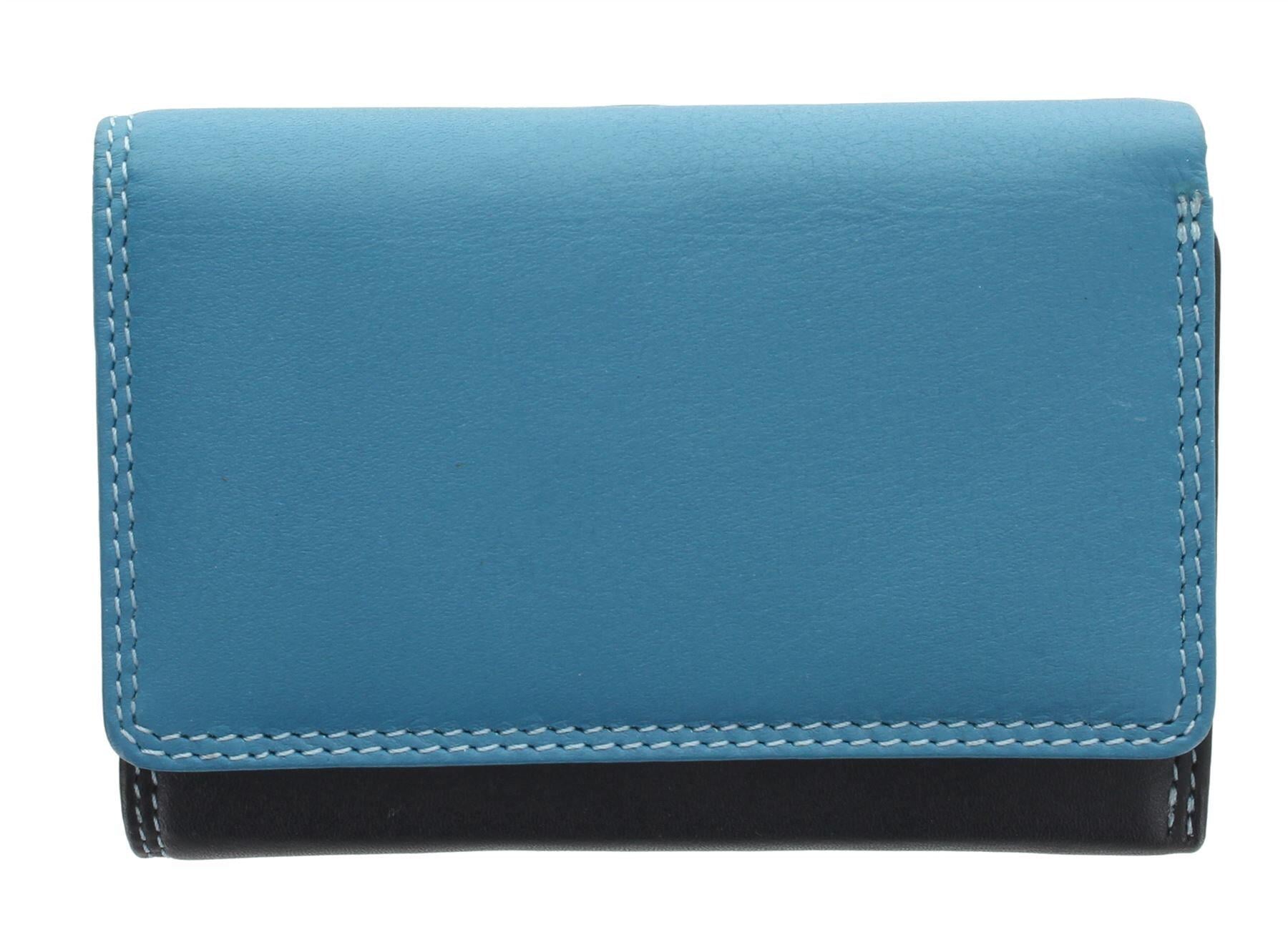 Женский кожаный кошелек Visconti RB39 - Biola Blue multi