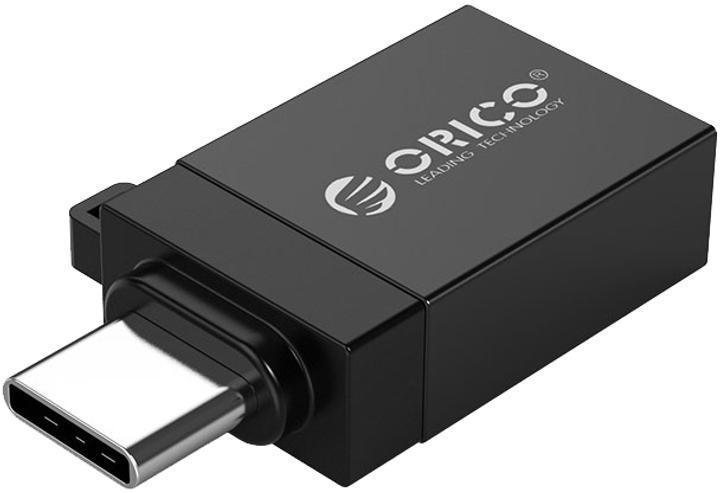 Адаптер для підключення пристроїв Orico Type-C - USB 3.0 Black (CBT-UT01-BK-BP) - фото 2
