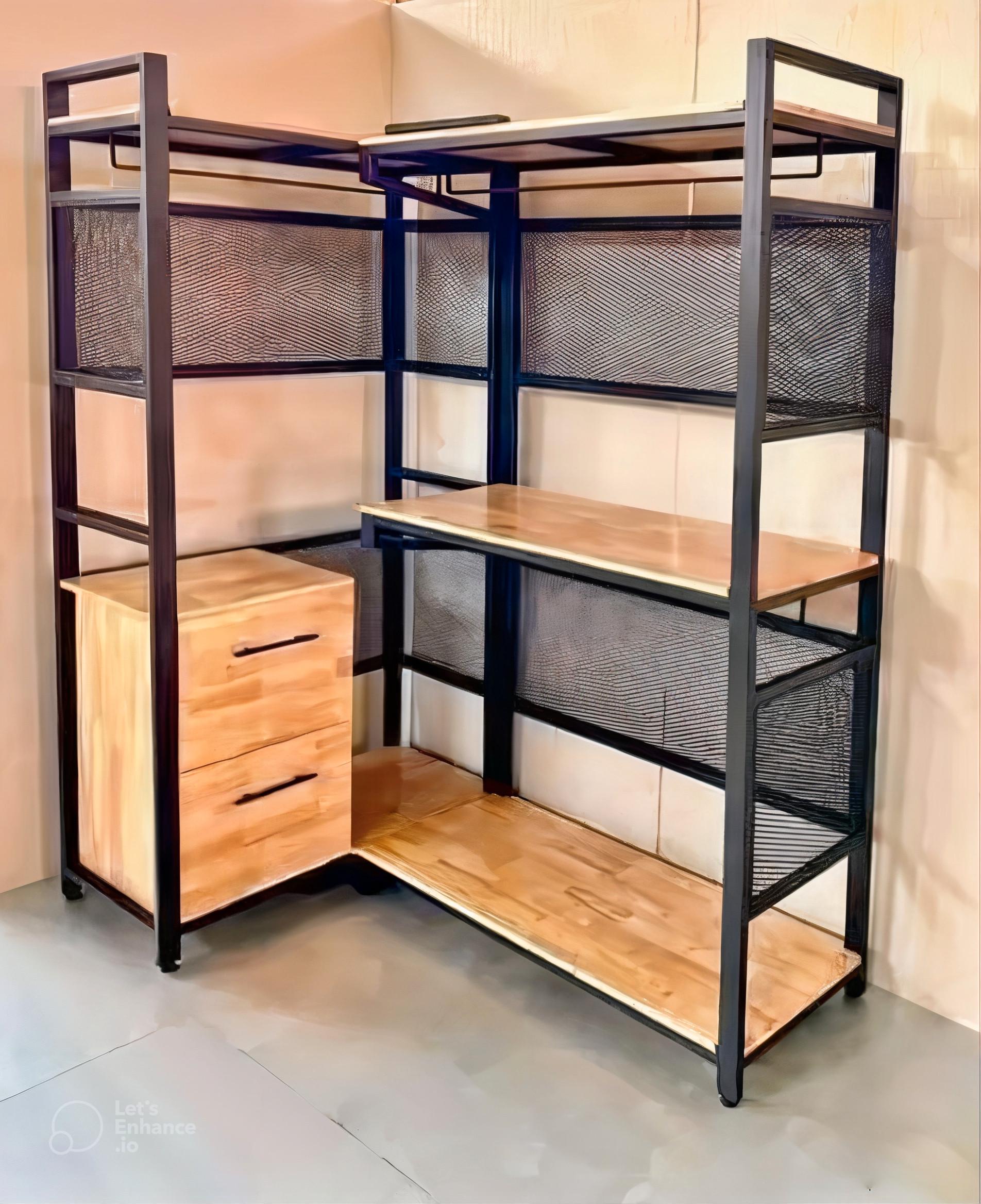Cтелаж EcoLoft IN-2372 в стилі лофт (25250433)