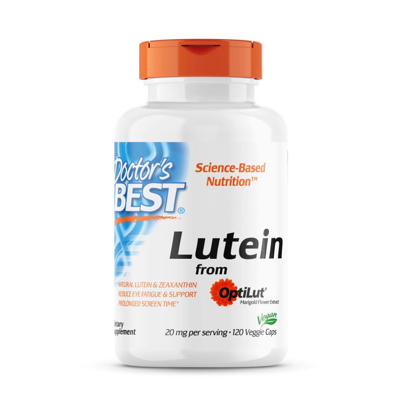 Натуральна добавка Doctor's Best Lutein with OptiLut 120 вегакапс. (5328)