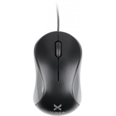 Компьютерная мышка Vinga MS-882 Black/Grey (36260600)