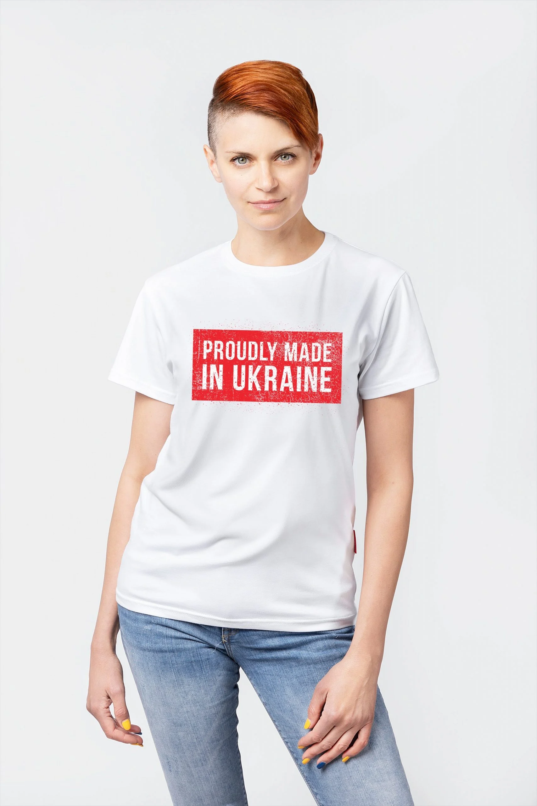 Футболка Aviatsiya Halychyny "Proudly made in Ukraine" XXL Білий (00-002912) - фото 2