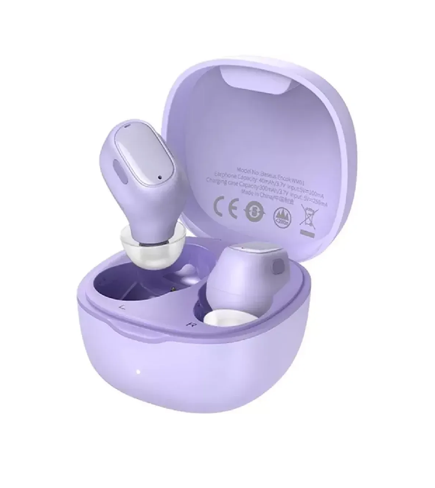 Наушники беспроводные Baseus Bowie WM01 True Wireless Earphones Purple (NGTW370005)