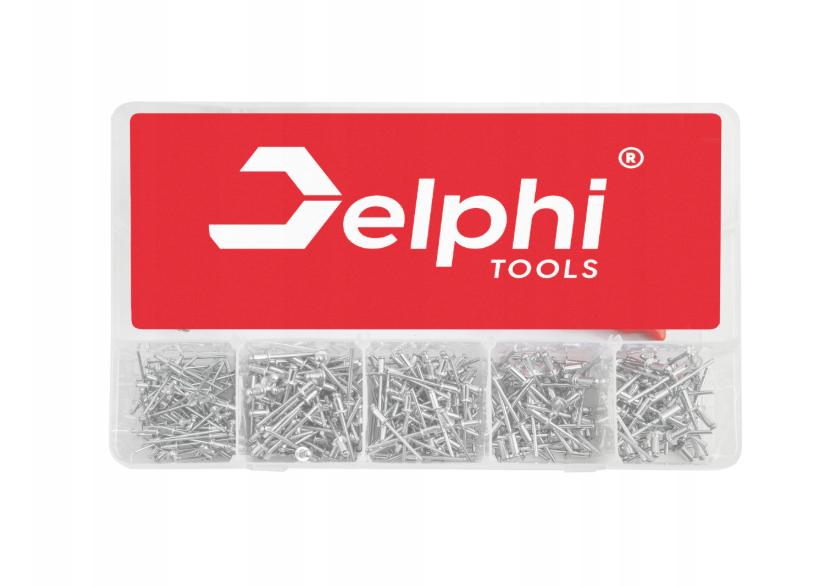Заклепочник Delphi с 500 стандартными заклепками 2,4-4,8 мм (17185149946) - фото 7