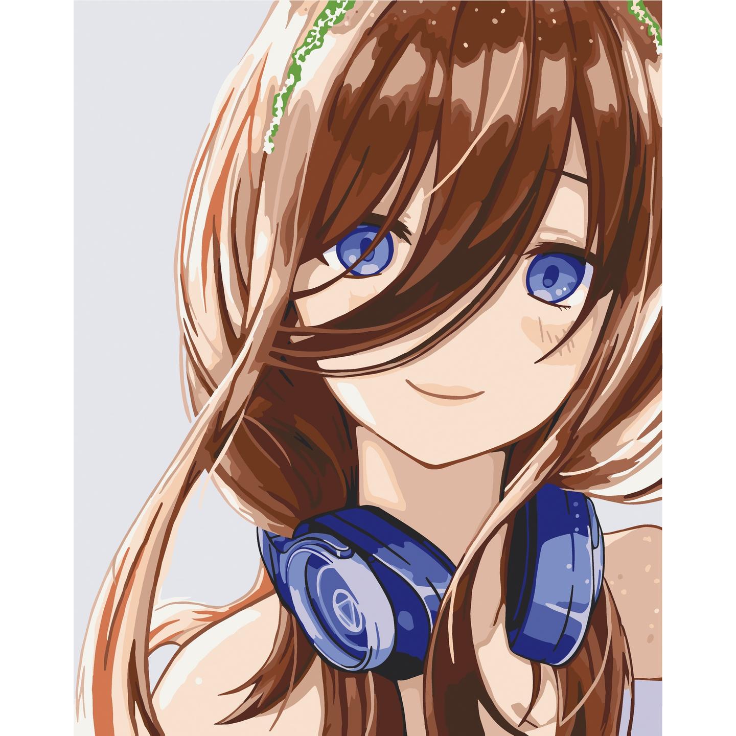 Картина по номерам ART CRAFT Голубоглазая девушка 40x50 см Разноцветный (PM-194-K-491)