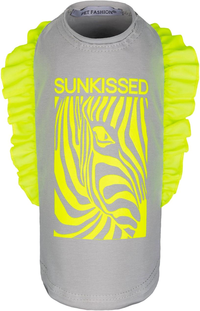 Футболка Pet Fashion Sunkissed XS Серый/Желтый (4823082424634)