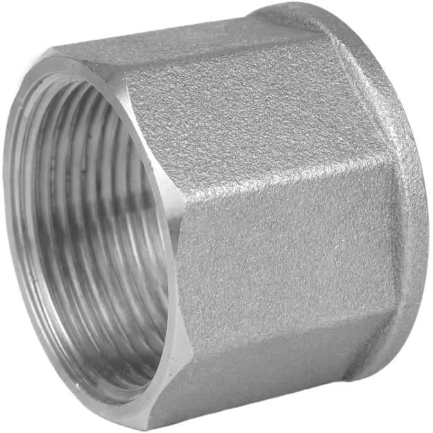 Муфта VA А0356А никелированная восьмигранная 2х2" (000027694)